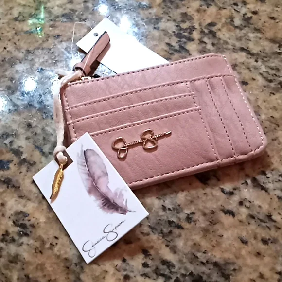 Jessica Simpson Wallet. NWT. Powder Blush. With built in Key Chain. - Picture 1 of 11